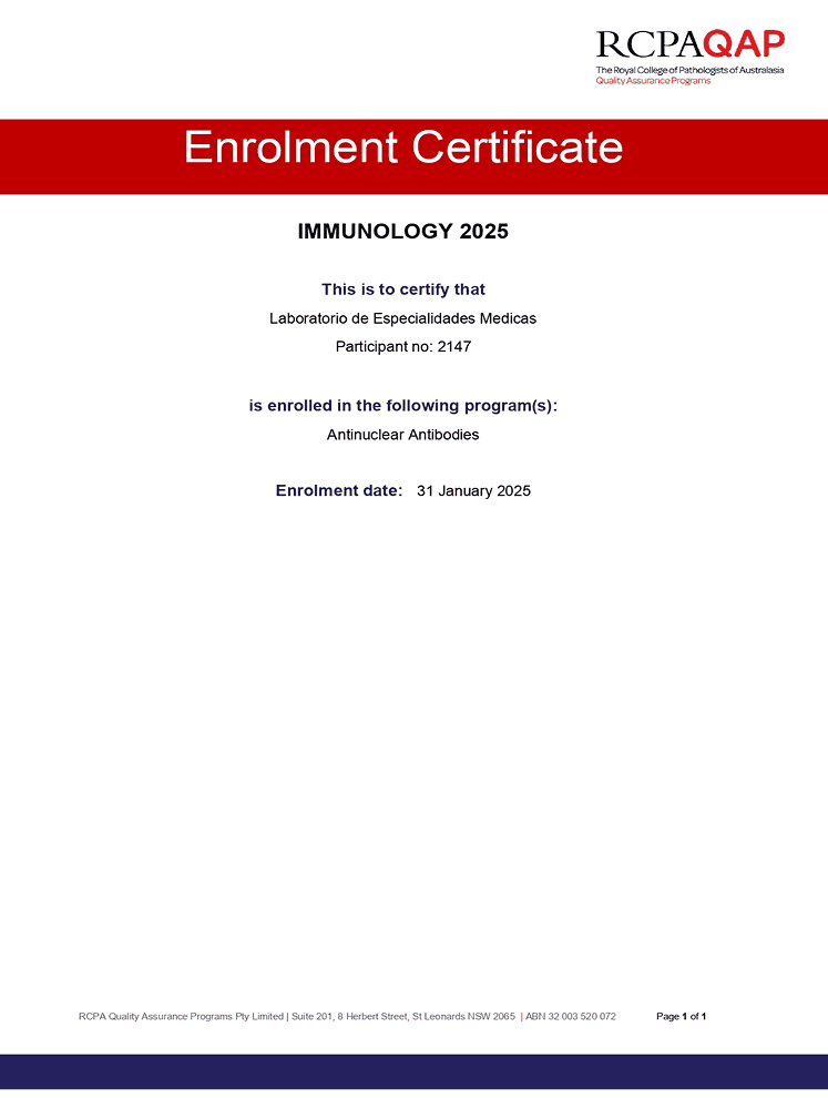 Enrollment Certificate 2